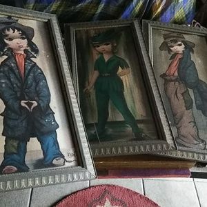 Original framed Edens fair condition.